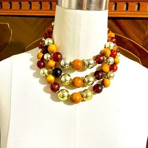Vintage Coro Multi Strand Necklace